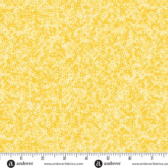 Fairy Rings Butter fabric - A-1505-Y
