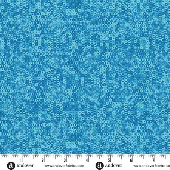 Fairy Rings Cerulean fabric - A-1505-B2