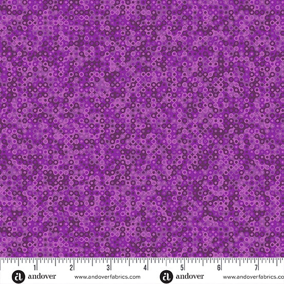 Fairy Rings Grape fabric - A-1505-P3