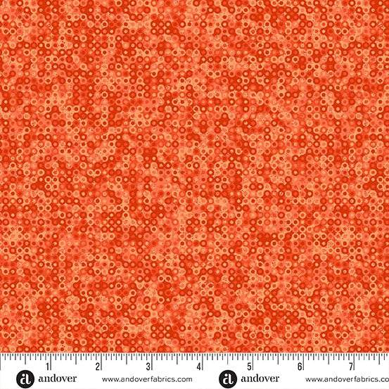 Fairy Rings Marmalade fabric - A-1505-O