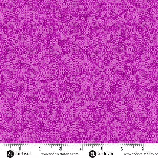 Fairy Rings Plum fabric - A-1505-P4