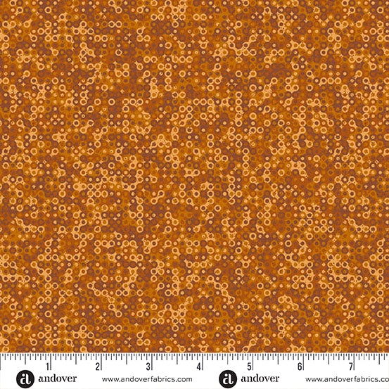 Fairy Rings Umber fabric - A-1505-O3