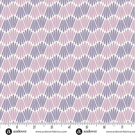 Friday Night Candlelight Lavender fabric A-1563-P