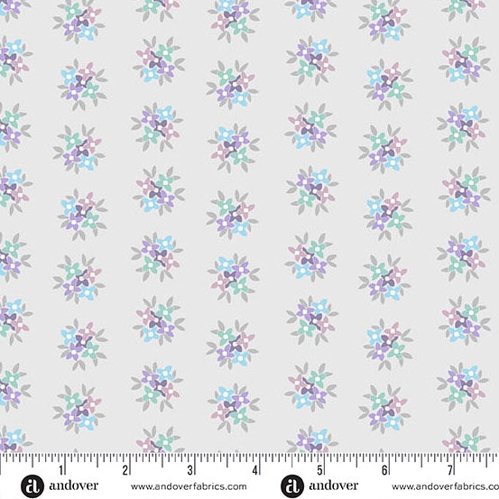 Friday Night Posy Iris fabric A-1560-P