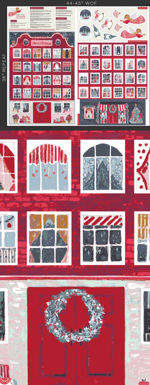 Advent Calendar fabric | Adventale collection ADV25919