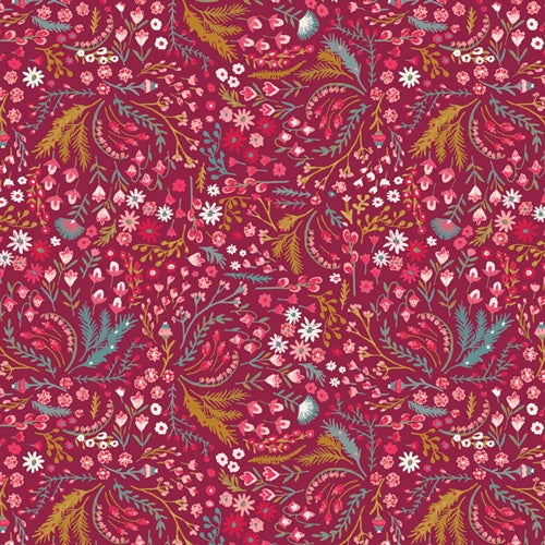 Yuletide Ditsies fabric | Adventale collection ADV25902