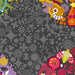 Art Theory Night fabric A-1442-K - Color Wheel collection by Alison Glass
