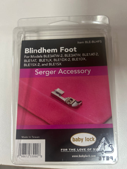 Baby Lock Blindhem Foot for Sergers in packaging
