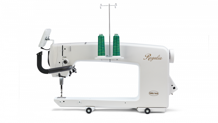 Baby Lock Regalia longarm quilting machine- side