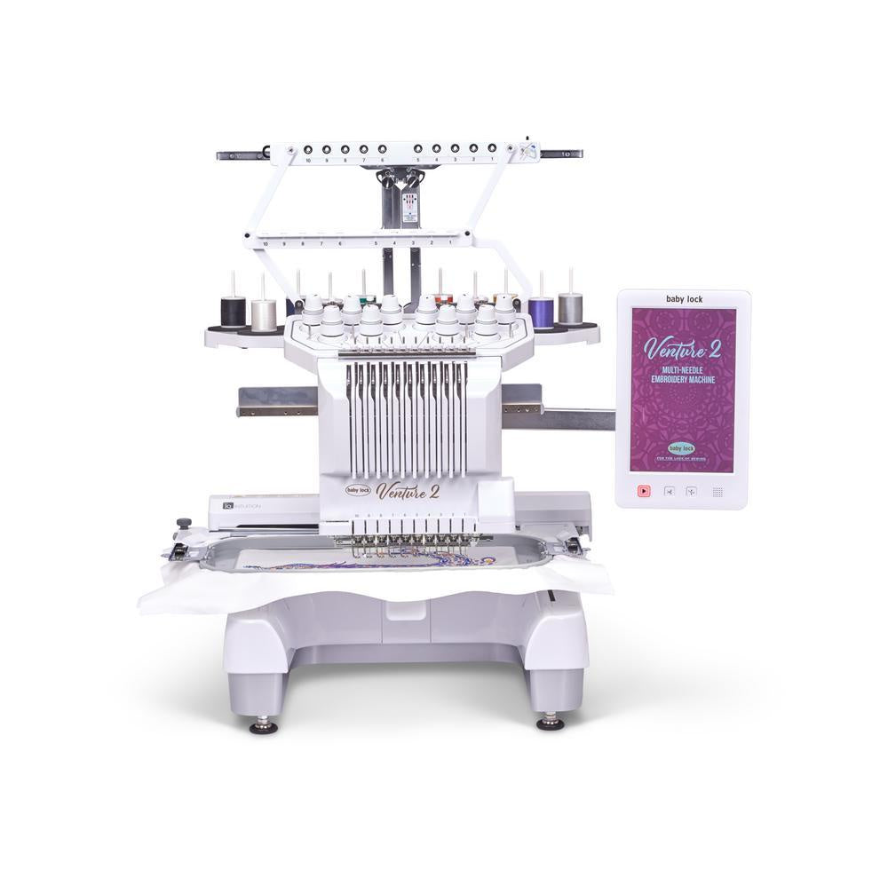 Baby Lock Venture 2 Multi-Needle Embroidery Machine | Flash Sew & Quilt