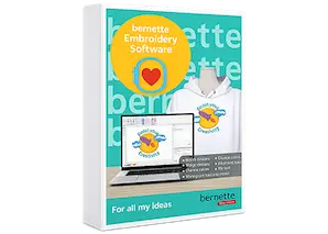 Bernette embroidery software package on a white background