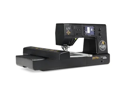 bernette 79 Harry Potter sewing and embroidery machine at an angle
