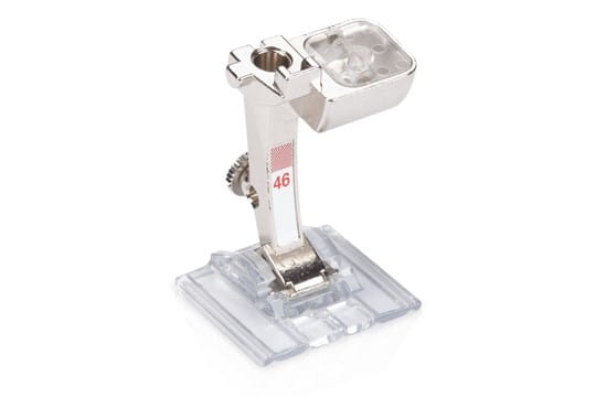 Bernina #46 Pintuck and Decorative stitch presser foot with clear sole