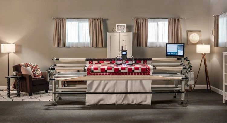 Bernina Q Series Longarm Quilting Machine on Frame