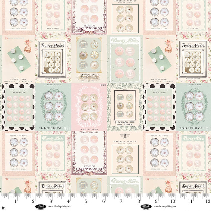 Parisian Snippets 4293-41 Ecru fabric