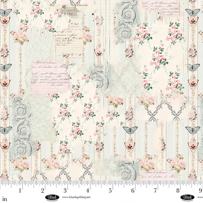Parisian Snippets 4296-41 Ecru fabric