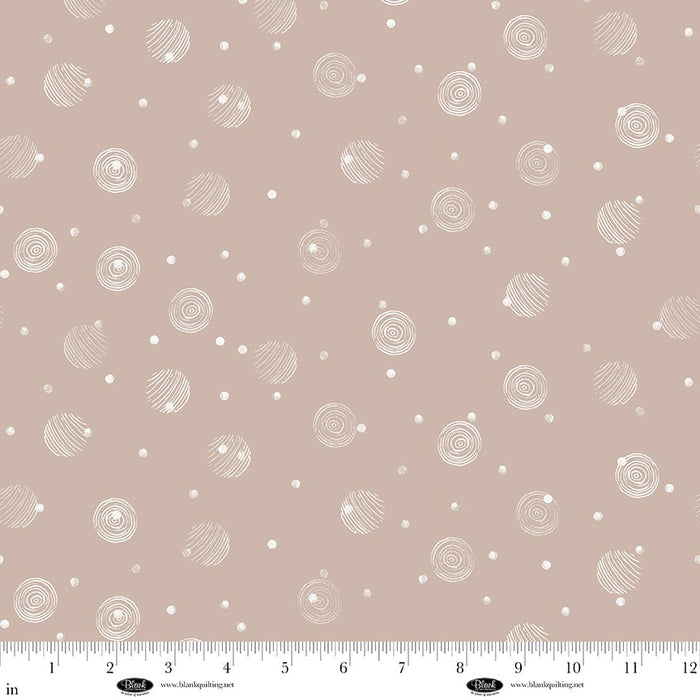Dots & Stars Taupe fabric 4342-32 Taupe | Sugar Dreams fabric collection