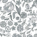 Botanica Feature Gray fabric by Amanda Murphy || Benartex
