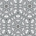 Botanica Medallian Gray fabric by Amanda Murphy || Benartex
