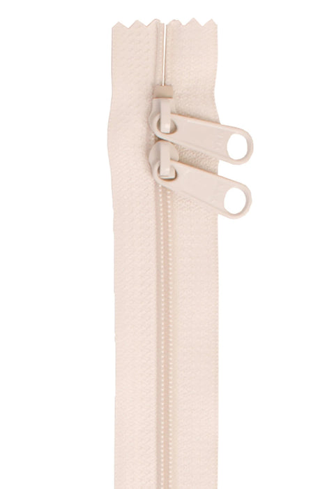 Double Slide Ivory 30in Handbag Zipper | ByAnnie