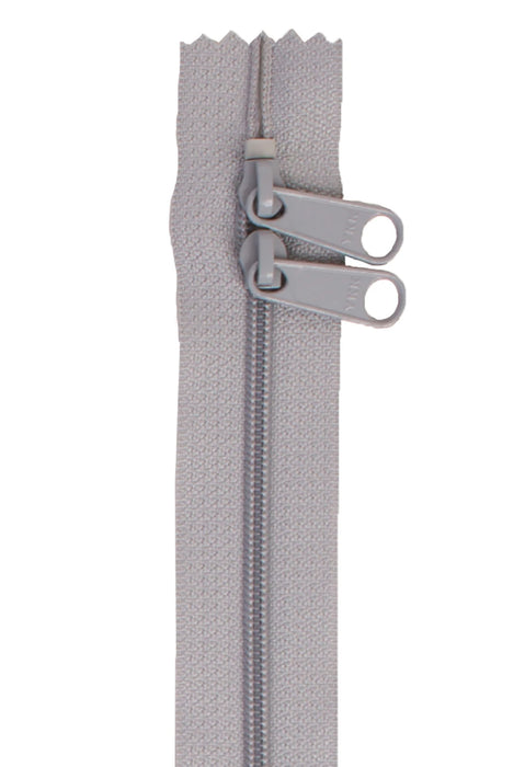 Double Slide Pewter 30in Handbag Zipper | ByAnnie