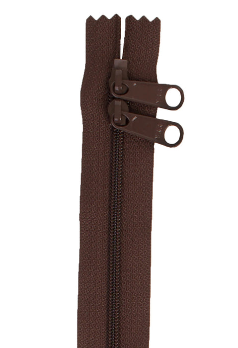 Double Slide Sable 30in Handbag Zipper | ByAnnie