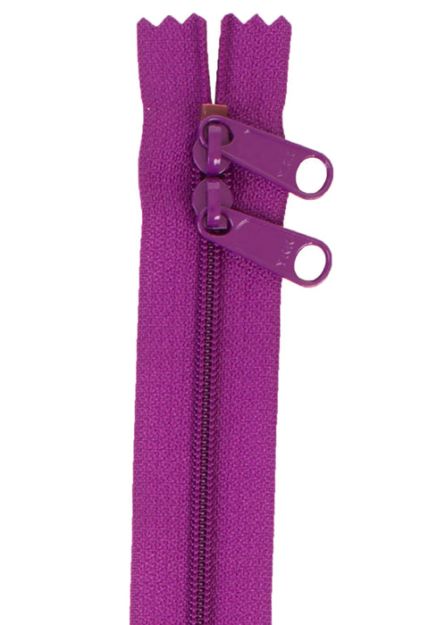Double Slide Tahiti Purple 30in Handbag Zipper | ByAnnie