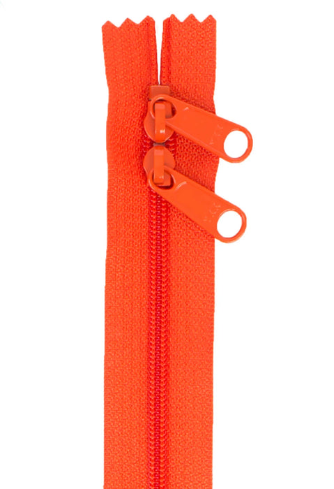 Double Slide Tangerine 30in Handbag Zipper | ByAnnie