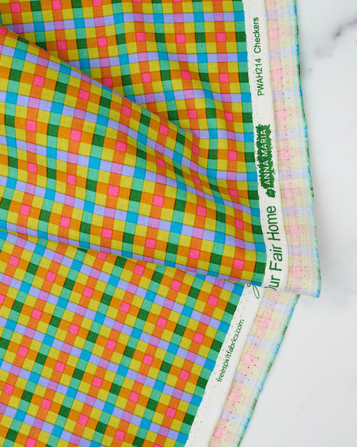 Checkers Saturday quilting fabric from the Our Fair Home collection by Anna Maria Horner