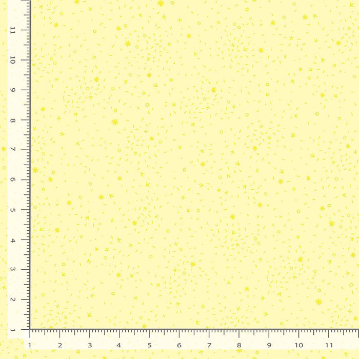 Chicken Scratch Cornsilk fabric - Charisma Horton