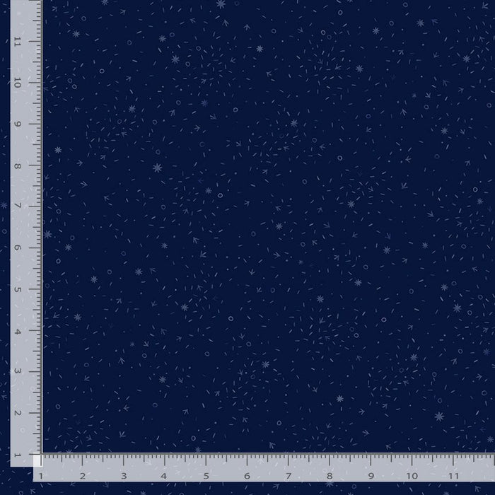 Chicken Scratch Navy fabric - Charisma Horton