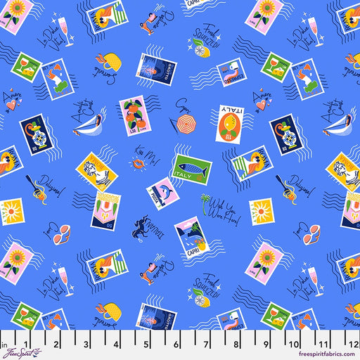 La Dolce Vita – Ciao Cornflower fabric by the yard - PWST033.XCORNFLOWER
