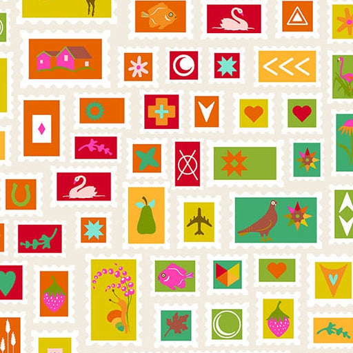 Collector Day fabric A-1125-L - Color Wheel collection by Alison Glass
