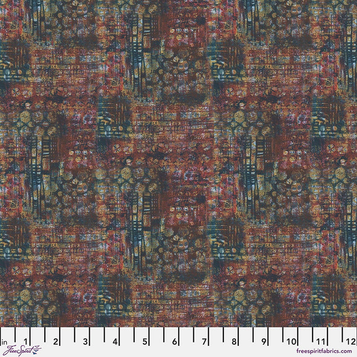 Contours - Wine fabric || On Your Mark fabric collection