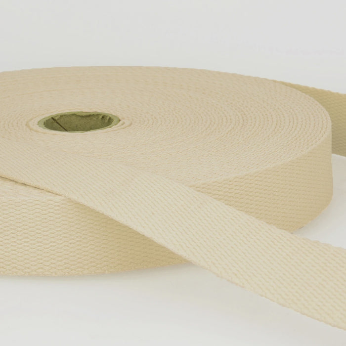 Cotton Webbing 40mm Ivory #S106F040-51