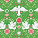 Damask Emerald Peace on Earth Holiday 13664-47 by Amanda Murphy || Benartex
