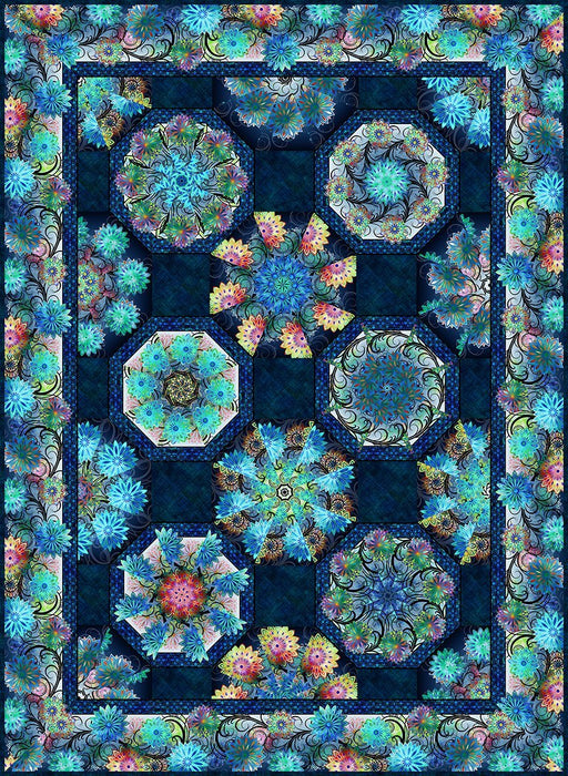 Dazzle Kaleidoscope quilt pattern kit by Jason Yenter with fabric included
