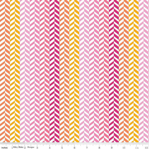 Effervescence Herringbone Pink/Multi