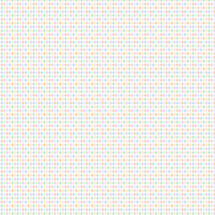 Dovetail Pastels Diamonds fabric - 92081-10