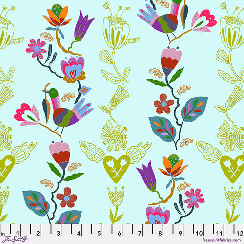 Clever Climbers Keylime fabric - Harmony fabric collection
