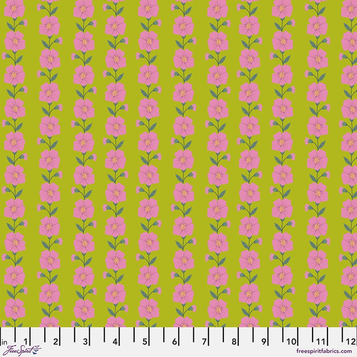 Blooming Bliss Green fabric | Floral Fiesta collection