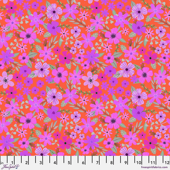 Blossom Bonanza Strawberry fabric | Floral Fiesta collection