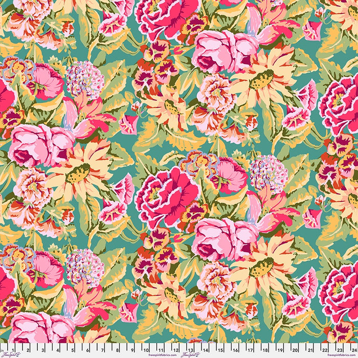 From the Archives by Kaffe Fasset Floral Dance Pink fabric