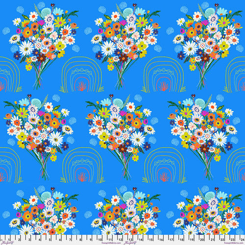 Somewhere Bluebird fabric - Harmony fabric collection
