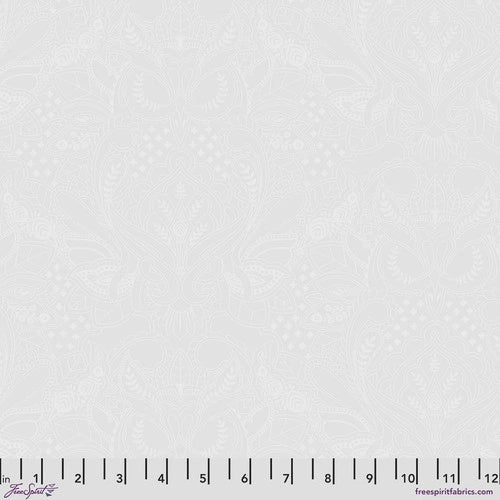 True Colors by Tula Pink - Ghost Owl Paper fabric
