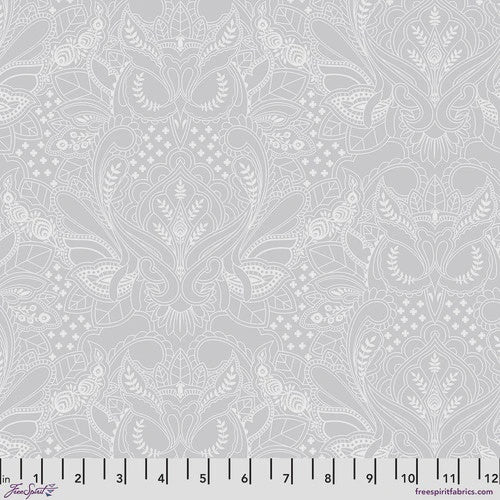 True Colors by Tula Pink - Ghost Owl Whisper fabric
