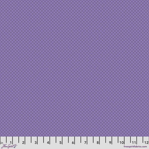 True Colors by Tula Pink - On the Grid Mysterious fabric
