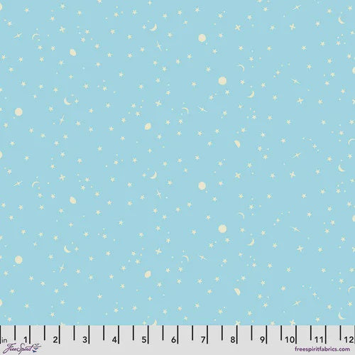 True Colors by Tula Pink - Space Sprinkles Waterfall fabric
