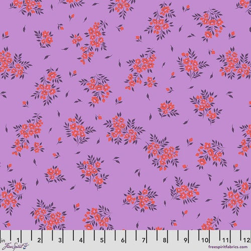 True Colors by Tula Pink - What a Ditz Heliotrope fabric
