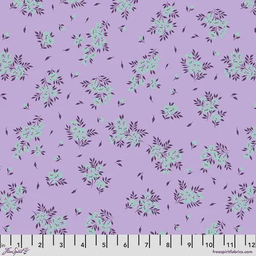 True Colors by Tula Pink - What a Ditz Viola fabric
